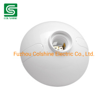 Plastic E27 Lamp Holder Round Light Socket Bulb Holder